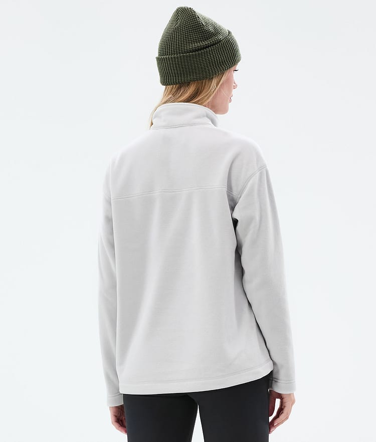 Dope Comfy W Fleecetröja Dam Light Grey, Bild 6 av 6