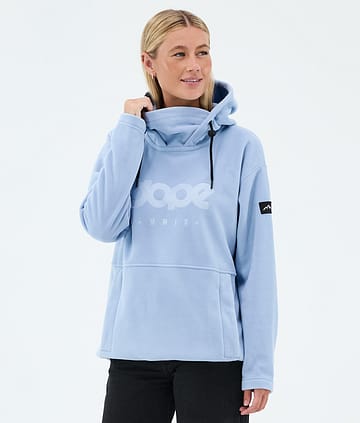 Dope Cozy II W Fleecehood Light Blue