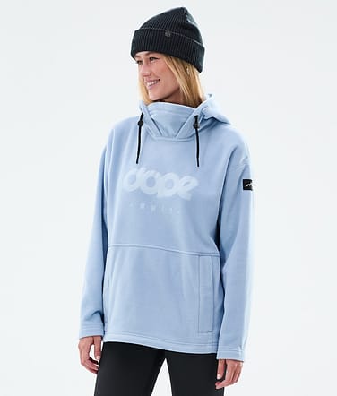 Dope Cozy II W Fleecehood Dam Light Blue