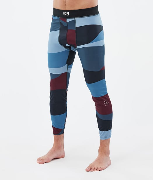 Dope Snuggle Underställsbyxa Herr 2X-Up Shards Burgundy Blue