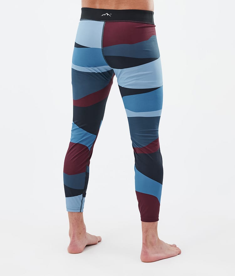 Dope Snuggle Underställsbyxa Herr 2X-Up Shards Burgundy Blue, Bild 2 av 7