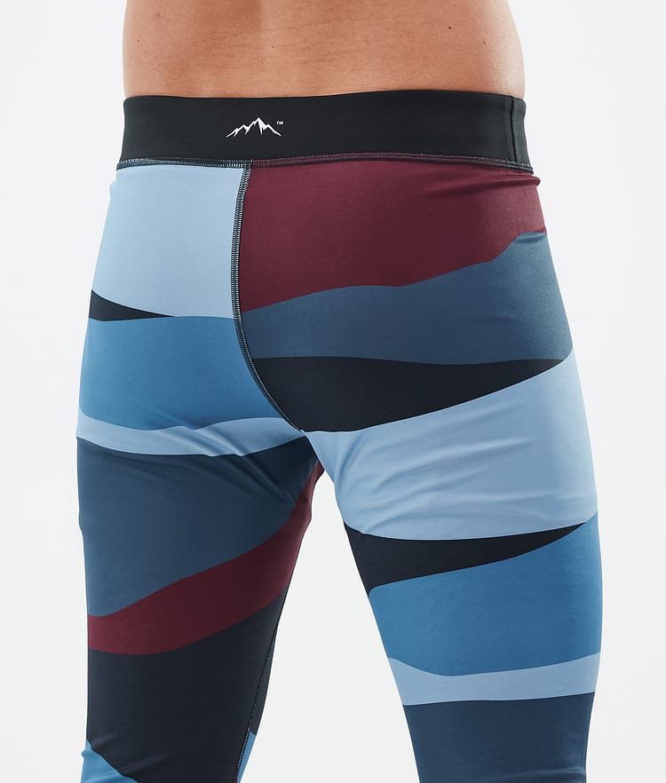 Dope Snuggle Underställsbyxa Herr 2X-Up Shards Burgundy Blue, Bild 6 av 7