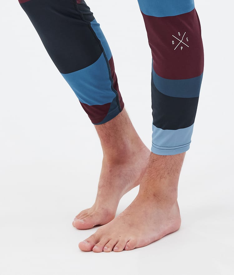 Dope Snuggle Underställsbyxa Herr 2X-Up Shards Burgundy Blue, Bild 7 av 7