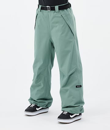 Dope Big W 2024 Snowboardbyxa Dam Faded Green