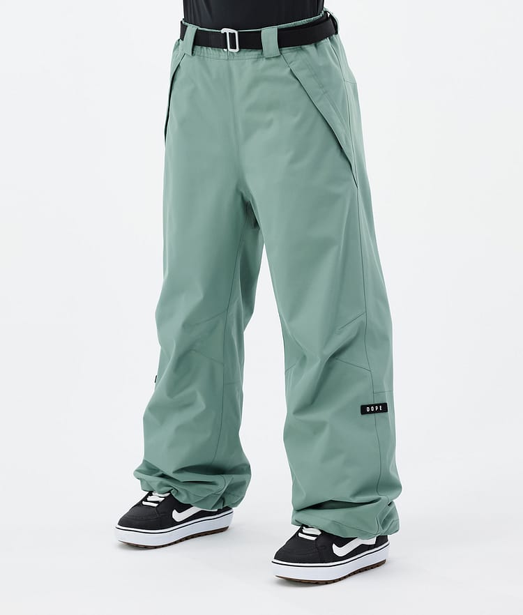 Dope Big W 2024 Snowboardbyxa Dam Faded Green, Bild 1 av 5