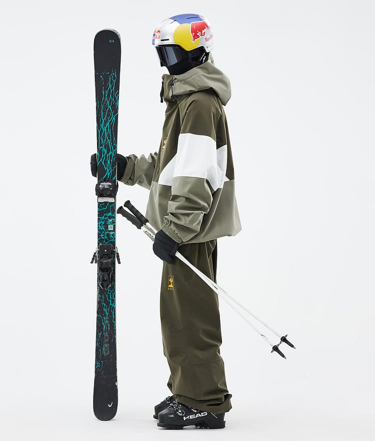 Dope JT Spartan Skidjacka Herr Olive Green/Whitish/Greenish, Bild 3 av 8