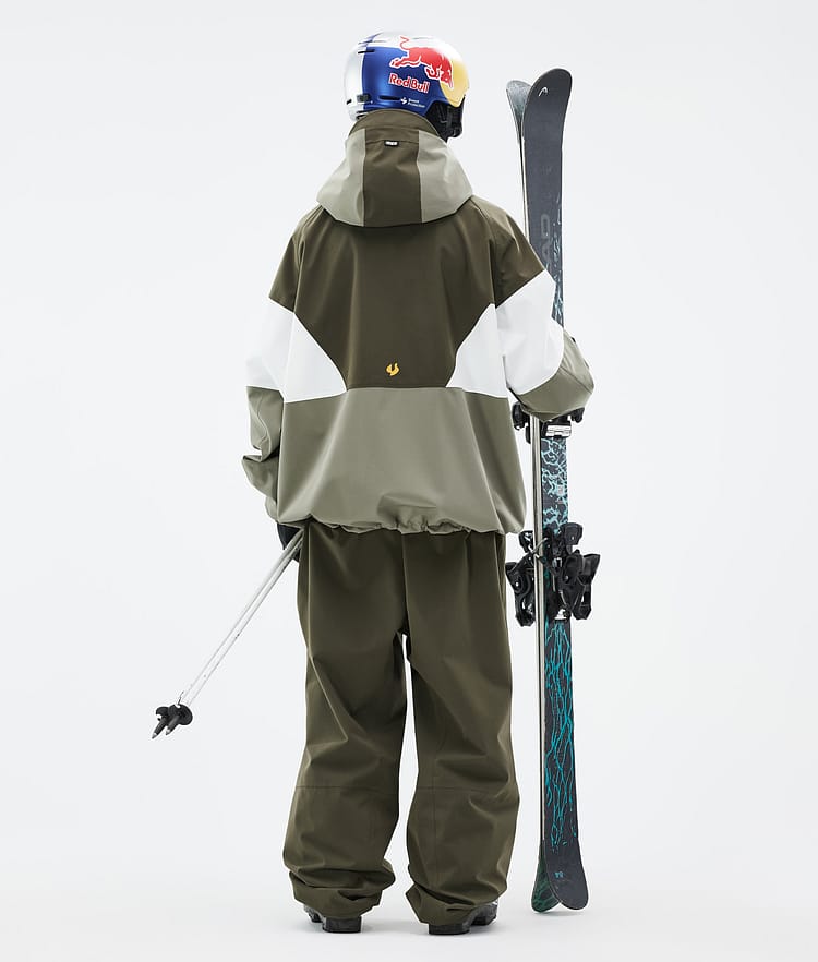 Dope JT Spartan Skidjacka Herr Olive Green/Whitish/Greenish, Bild 4 av 8