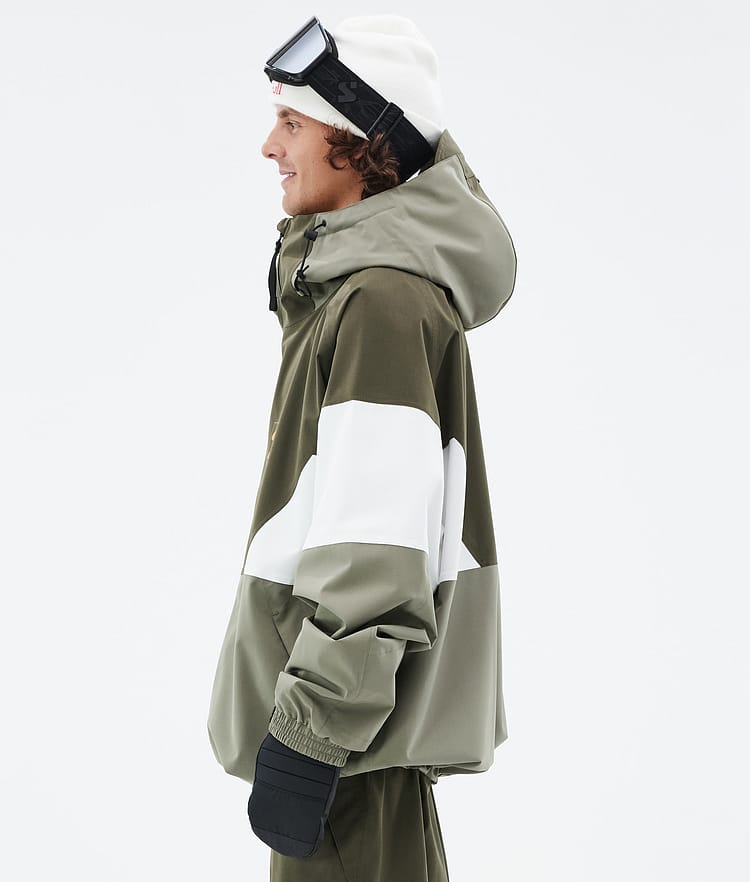 Dope JT Spartan Skidjacka Herr Olive Green/Whitish/Greenish, Bild 5 av 8