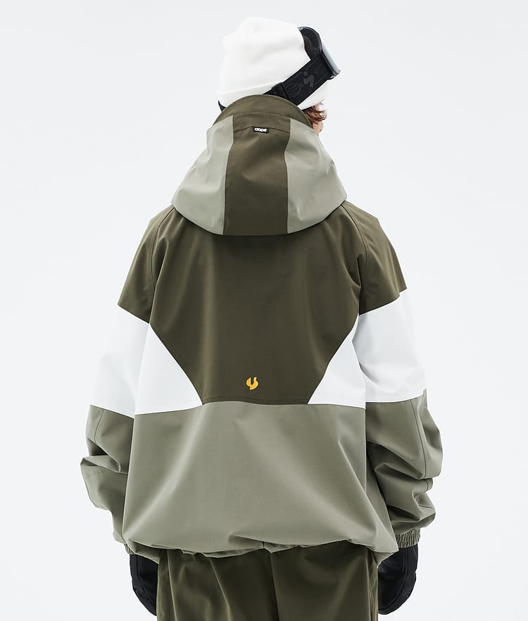 Dope JT Spartan Skidjacka Herr Olive Green/Whitish/Greenish, Bild 6 av 8