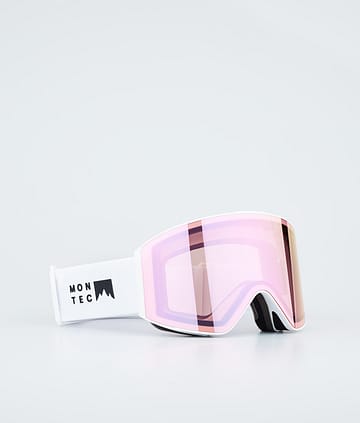 Montec Scope Skidglasögon White W/Pink Sapphire Mirror