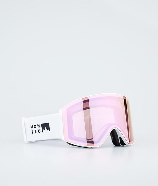 Montec Scope Skidglasögon White W/Pink Sapphire Mirror