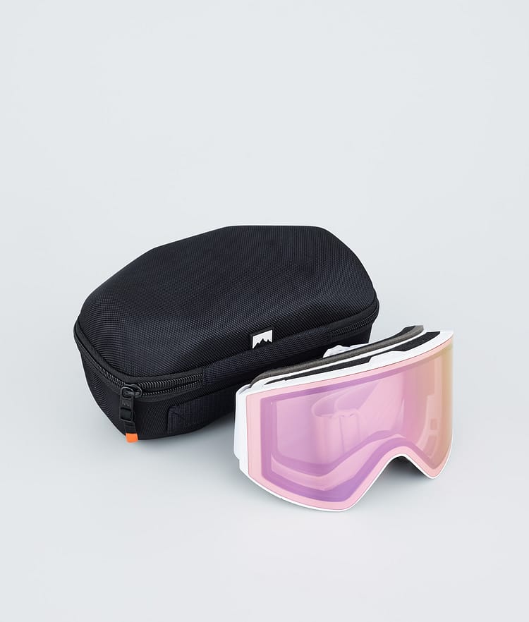 Montec Scope Skidglasögon White W/Pink Sapphire Mirror, Bild 4 av 6