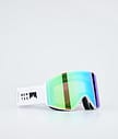 Montec Scope Skidglasögon Herr White W/Tourmaline Green Mirror