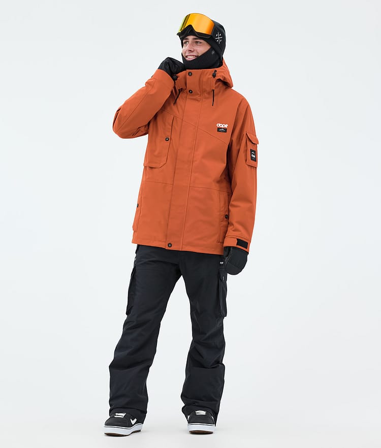 Dope Adept Snowboardjacka Herr Burned Orange, Bild 2 av 9