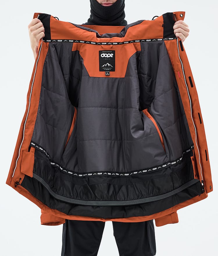 Dope Adept Snowboardjacka Herr Burned Orange, Bild 9 av 9