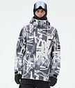 Dope Adept Snowboardjacka Herr Scribble Black