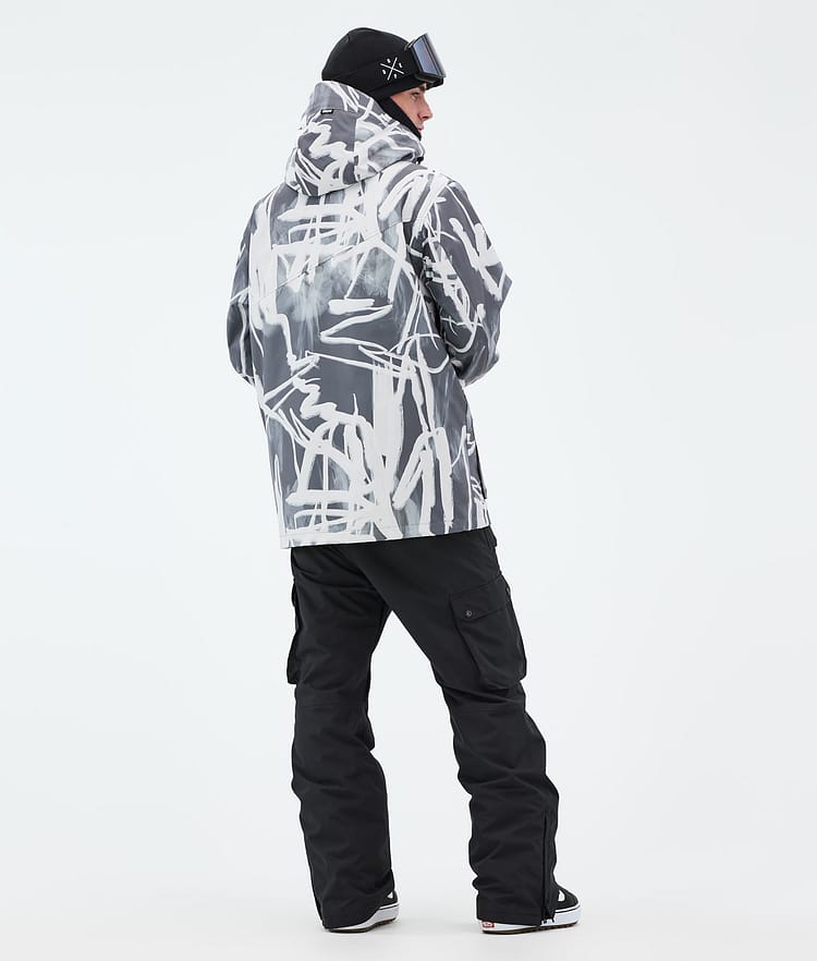 Dope Adept Snowboardjacka Herr Scribble Black, Bild 4 av 9