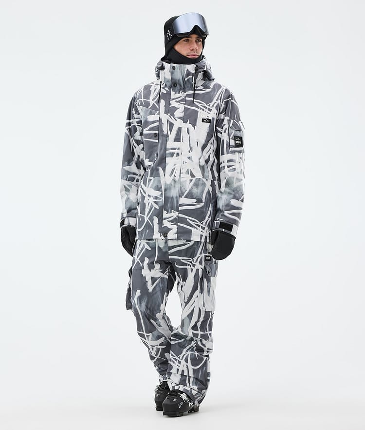 Dope Adept Skidjacka Herr Scribble Black, Bild 2 av 9