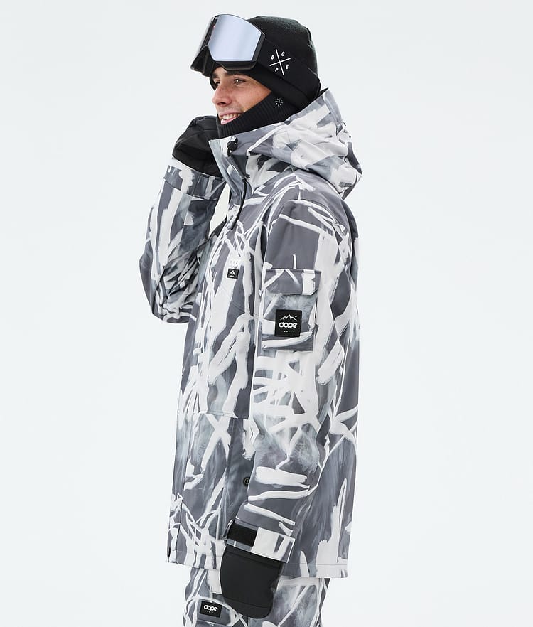 Dope Adept Snowboardjacka Herr Scribble Black, Bild 5 av 9