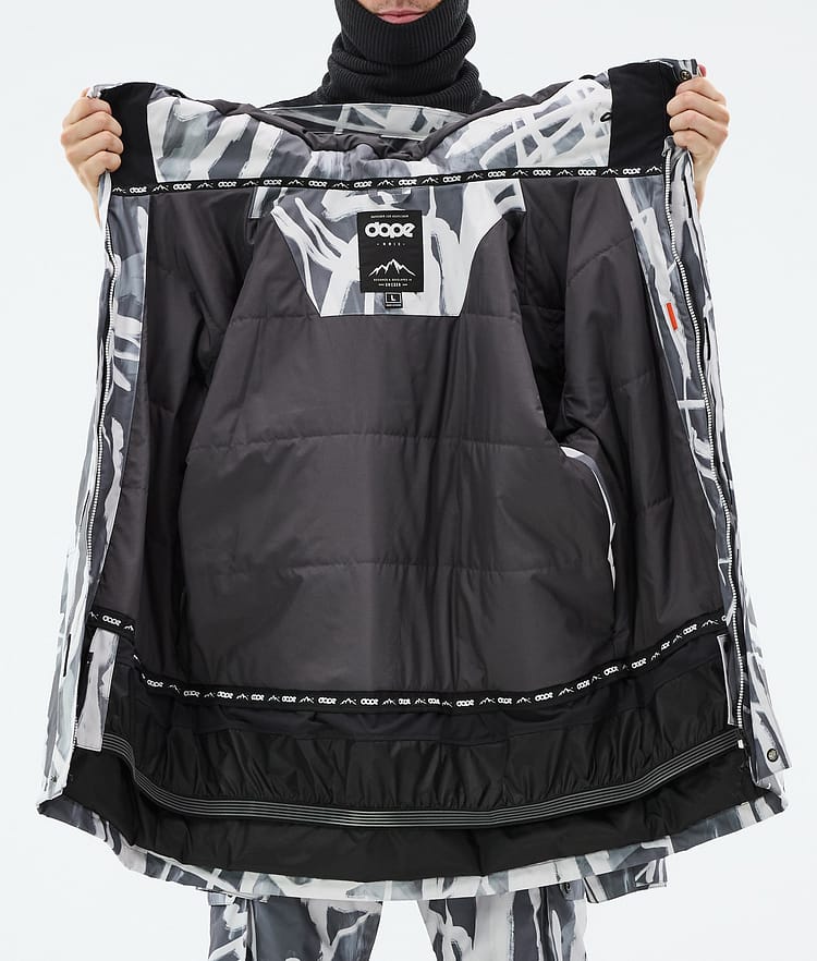 Dope Adept Snowboardjacka Herr Scribble Black, Bild 9 av 9
