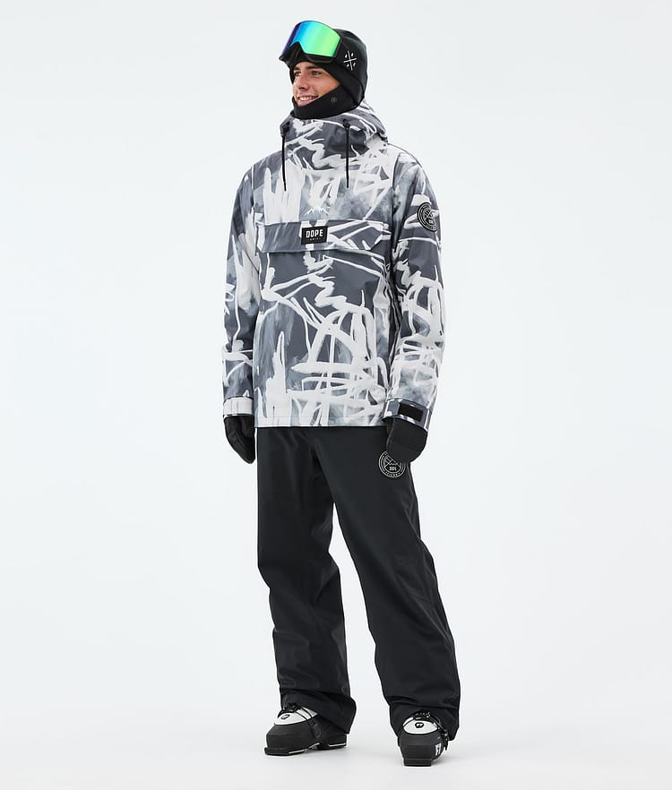 Dope Blizzard Skidjacka Herr Scribble Black, Bild 2 av 8