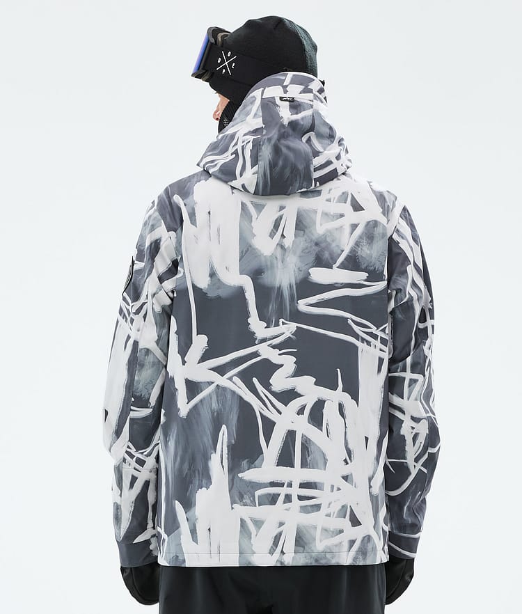 Dope Blizzard Snowboardjacka Herr Scribble Black, Bild 6 av 8