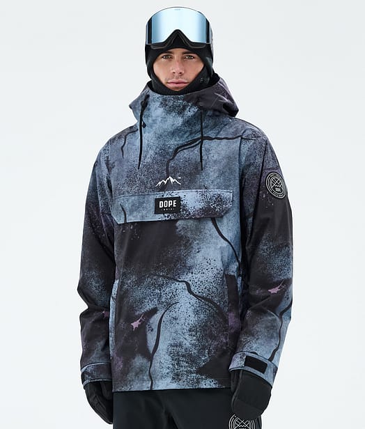 Dope Blizzard Snowboardjacka Herr Jungle Purple