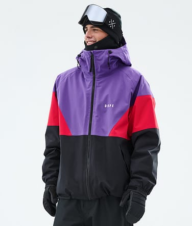 Dope Spartan Snowboardjacka Man Sport Vivid Purple/Red/Black