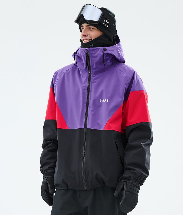 Dope Spartan Snowboardjacka Herr Sport Vivid Purple/Red/Black, Bild 1 av 8