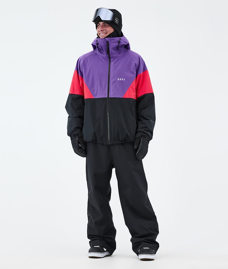 Dope Spartan Snowboardjacka Herr Sport Vivid Purple/Red/Black, Bild 2 av 8