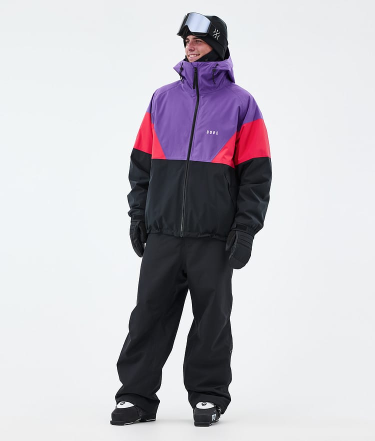 Dope Spartan Skidjacka Herr Sport Vivid Purple/Red/Black, Bild 2 av 8
