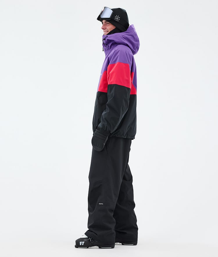 Dope Spartan Skidjacka Herr Sport Vivid Purple/Red/Black, Bild 3 av 8