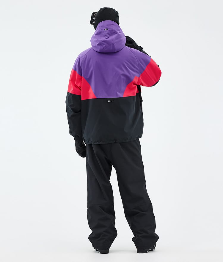 Dope Spartan Skidjacka Herr Sport Vivid Purple/Red/Black, Bild 4 av 8