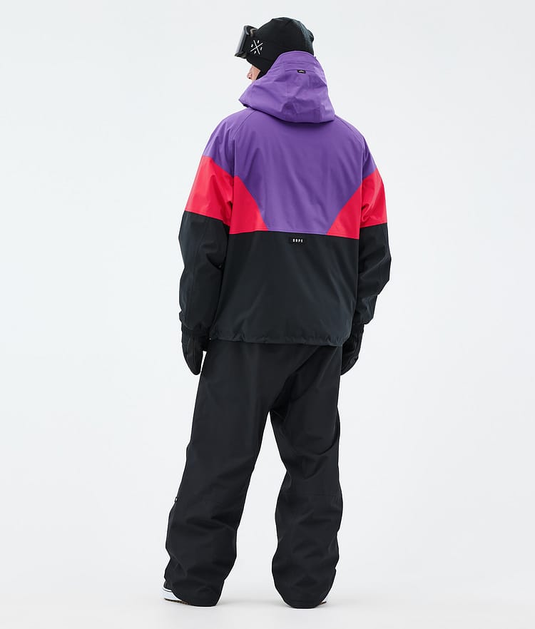 Dope Spartan Snowboardjacka Herr Sport Vivid Purple/Red/Black, Bild 4 av 8
