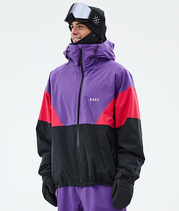 Dope Spartan Snowboardjacka Man Sport Vivid Purple/Red/Black