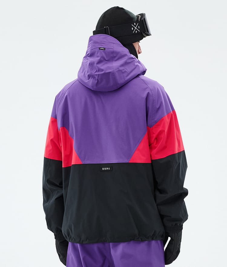 Dope Spartan Snowboardjacka Herr Sport Vivid Purple/Red/Black Renewed, Bild 6 av 8