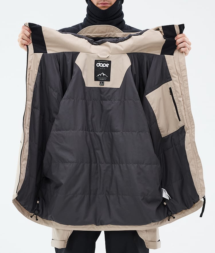 Dope Spartan Skidjacka Herr Spike Sand/Black, Bild 7 av 7