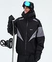 Dope Spartan Snowboardjacka Herr Spike Black/Light Pearl