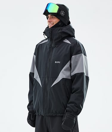 Dope Spartan Snowboardjacka Man Spike Black/Light Pearl