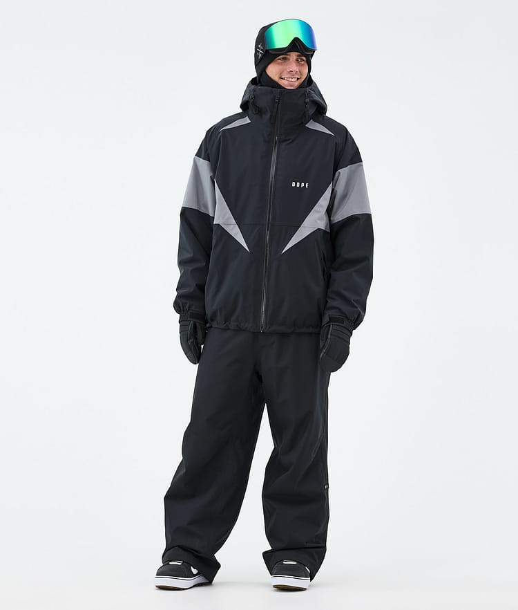 Dope Spartan Snowboardjacka Herr Spike Black/Light Pearl, Bild 2 av 8