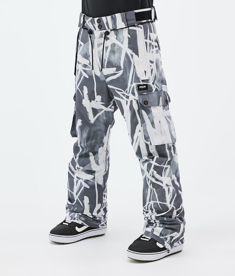 Dope Iconic Snowboardbyxa Herr Scribble Black, Bild 1 av 7