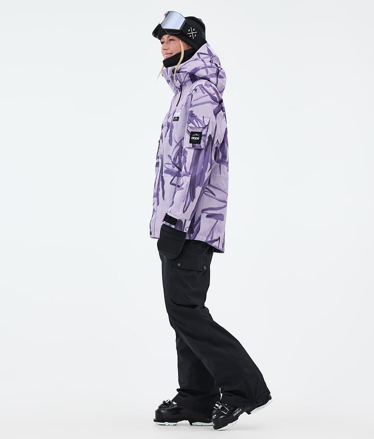 Dope Adept W Skidjacka Dam Scribble Purple, Bild 3 av 9