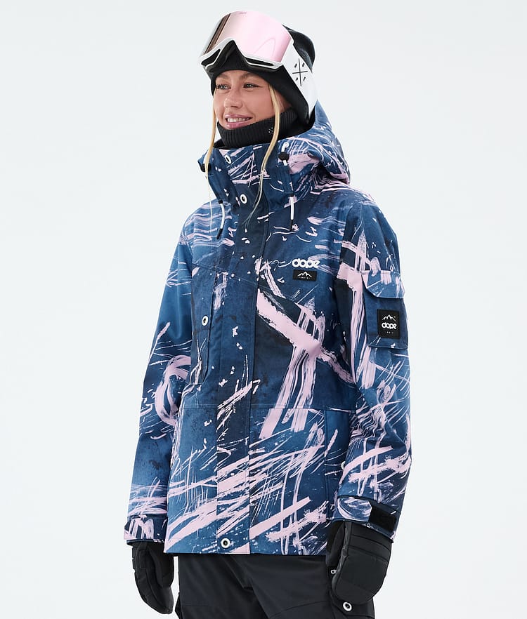 Dope Adept W Snowboardjacka Dam Carvings Pink, Bild 1 av 9