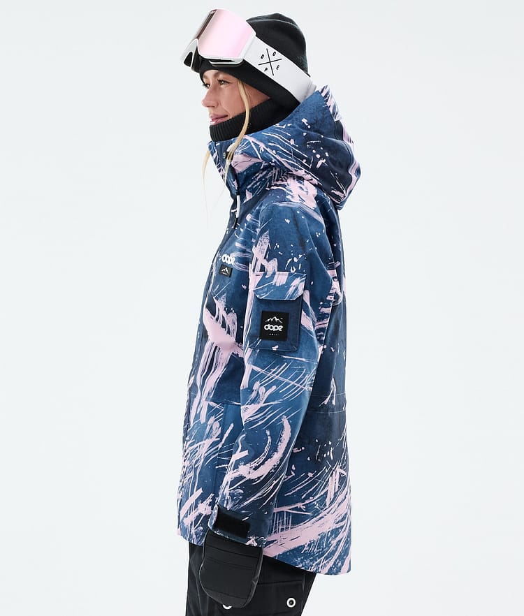 Dope Adept W Snowboardjacka Dam Carvings Pink, Bild 5 av 9