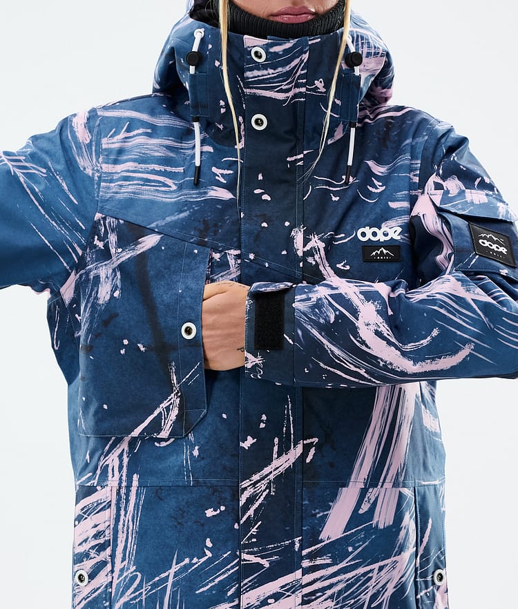 Dope Adept W Snowboardjacka Dam Carvings Pink, Bild 8 av 9