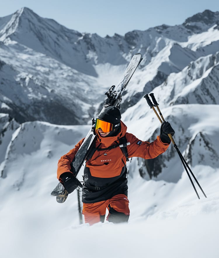 Montec Doom Skidjacka Herr Burned Orange/Black, Bild 2 av 12