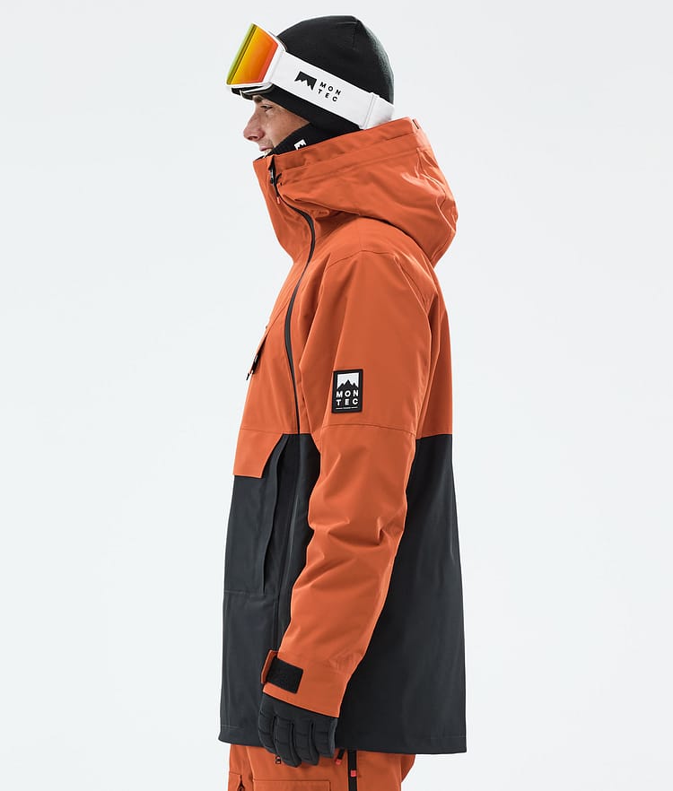 Montec Doom Skidjacka Herr Burned Orange/Black, Bild 6 av 11