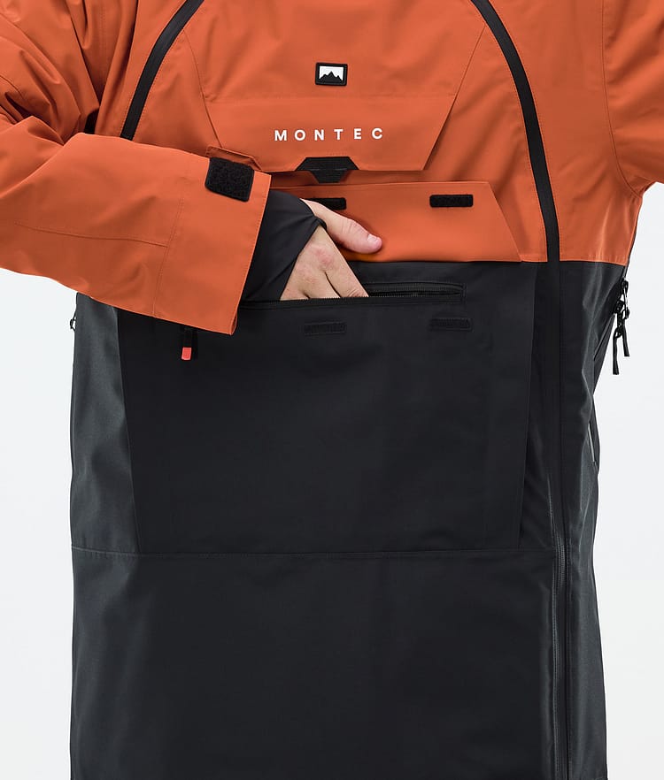 Montec Doom Snowboardjacka Herr Burned Orange/Black, Bild 9 av 11