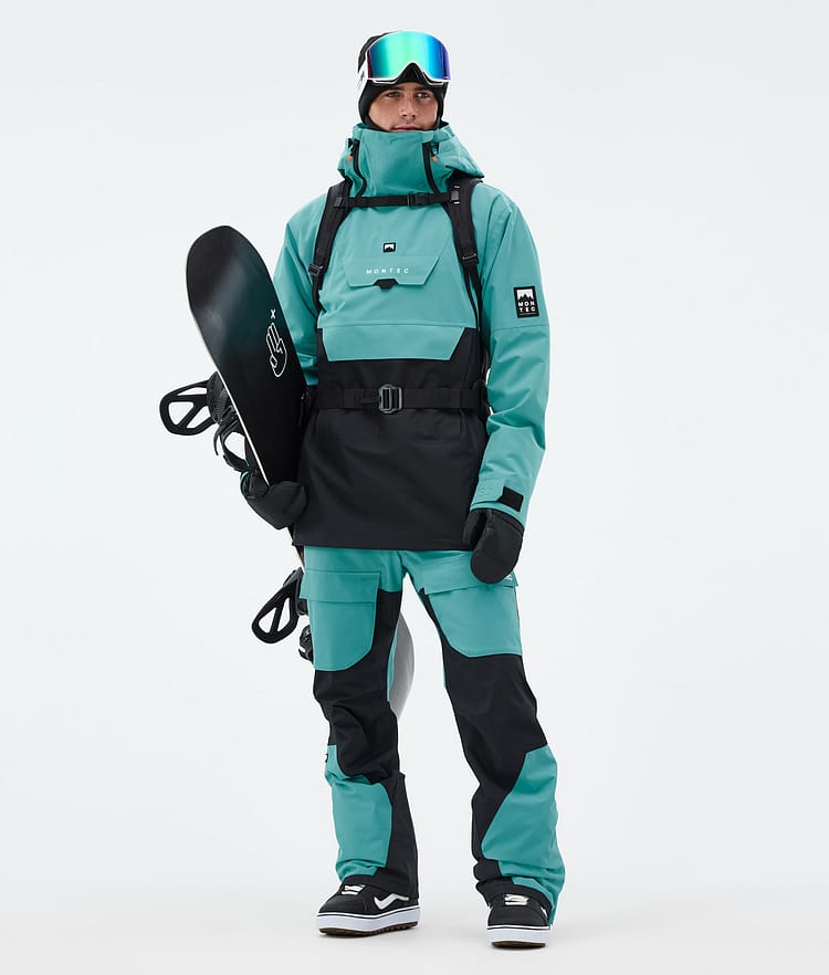 Montec Doom Snowboardjacka Herr Turquoise/Black, Bild 3 av 11