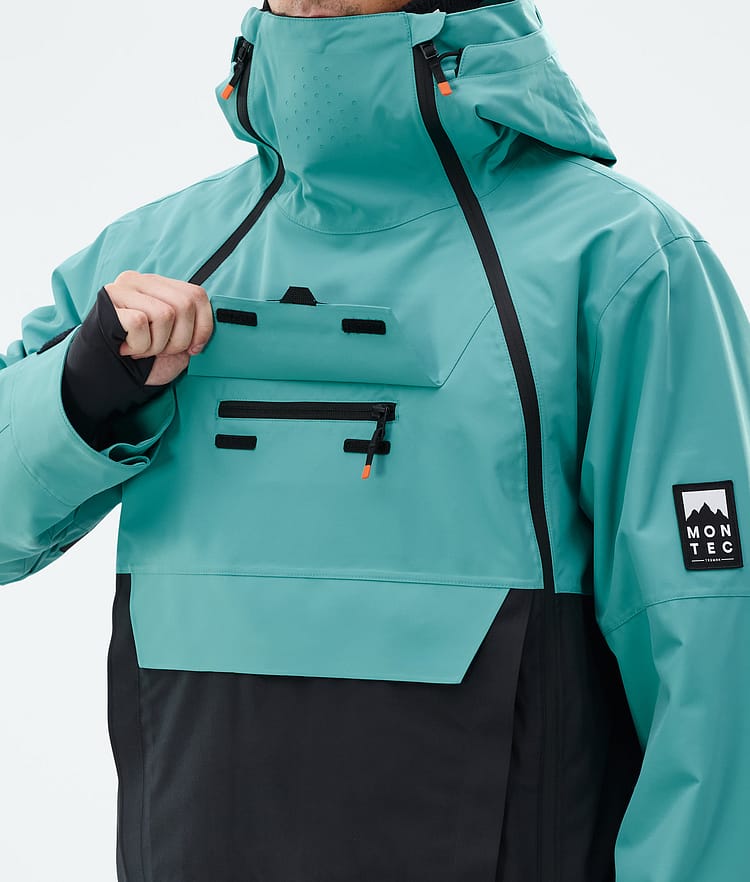 Montec Doom Snowboardjacka Herr Turquoise/Black, Bild 10 av 11